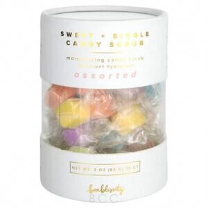 NEW BONBLISSITY sweet and single moisturizing candy scrub - 30 piece in multi